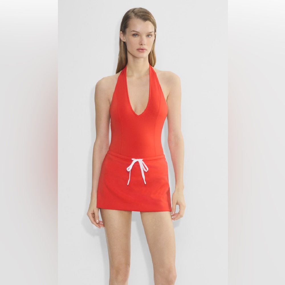 Aritzia halter top and skort set